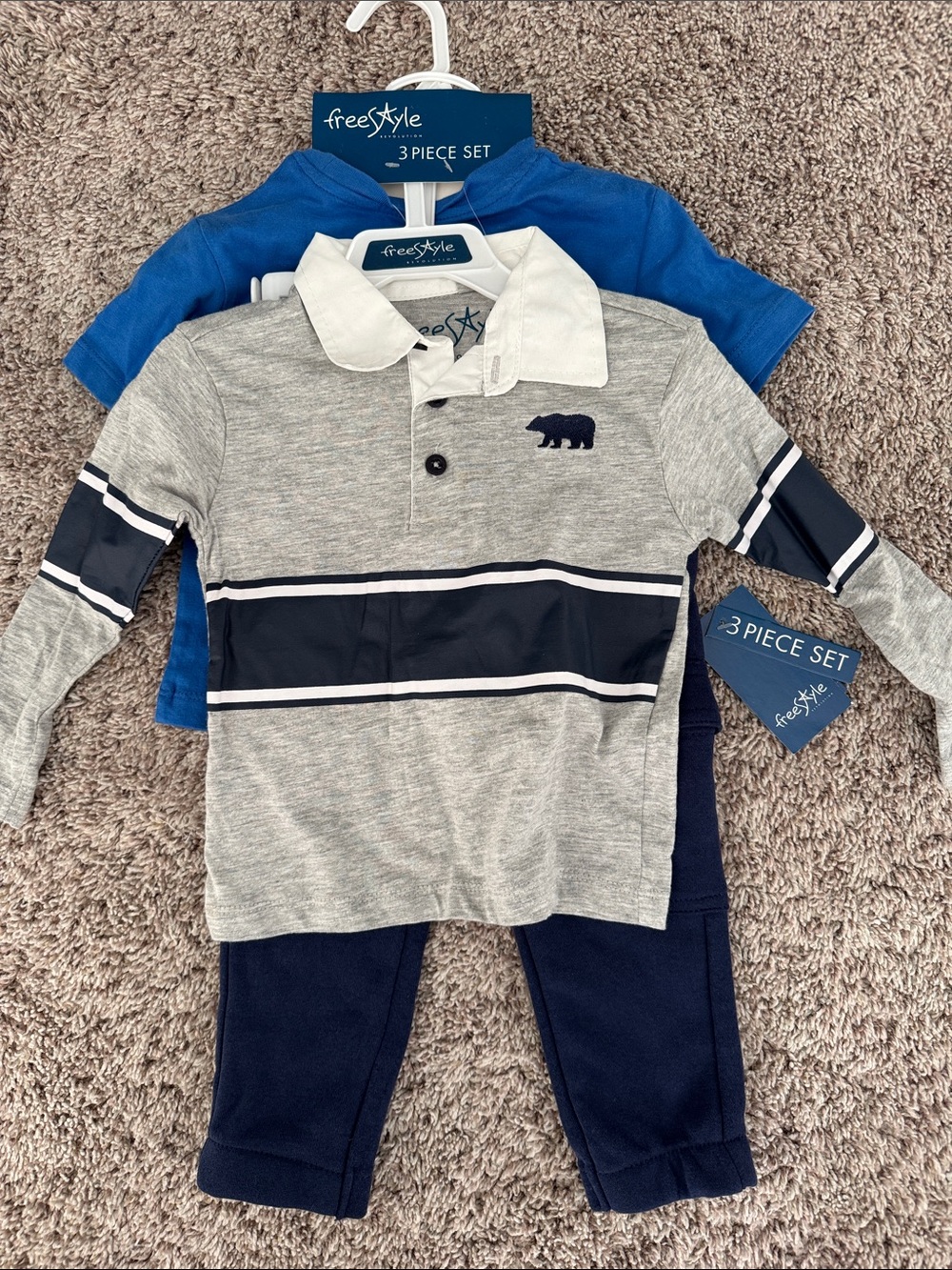 2T boys 3-piece set
